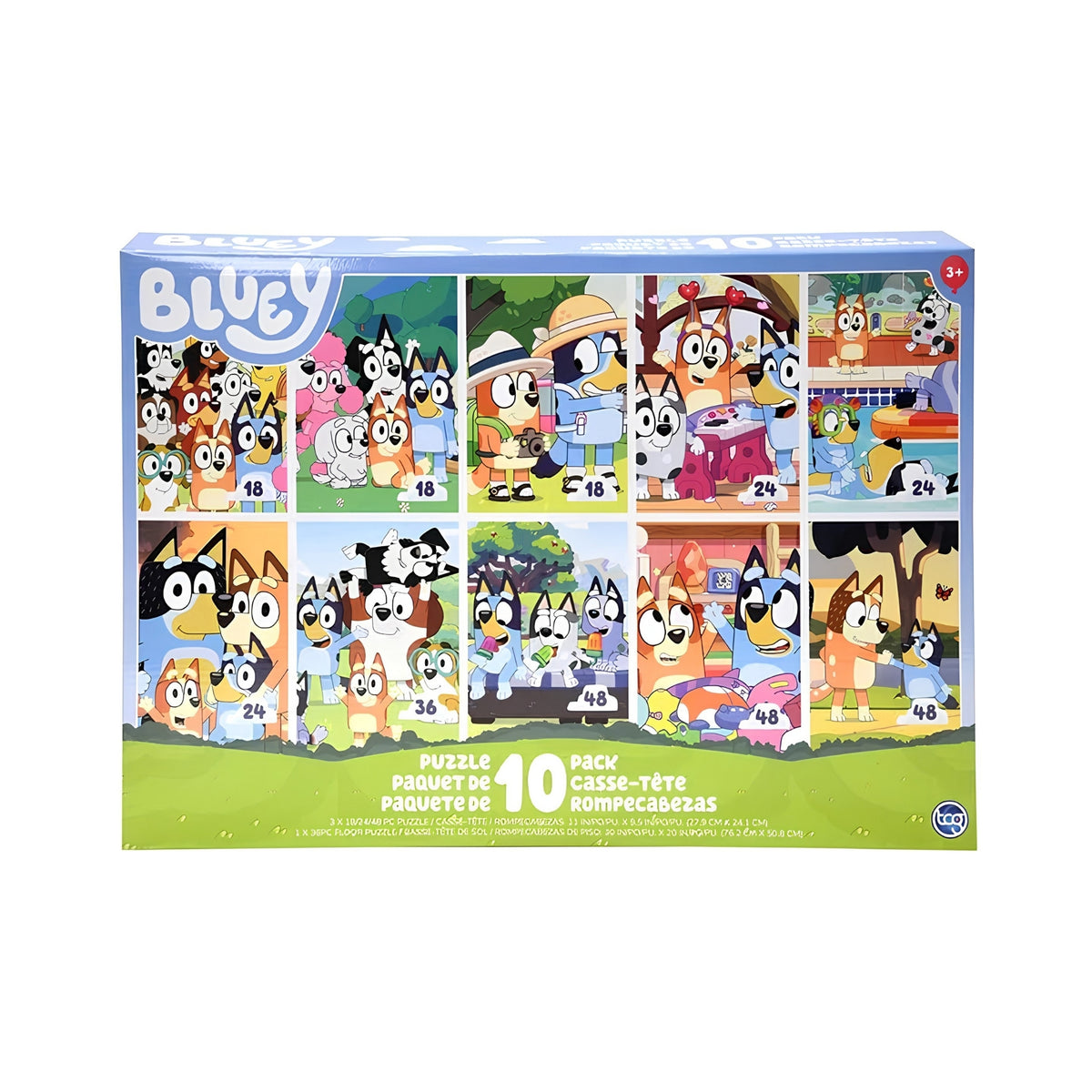 Bluey 10pk puzzle