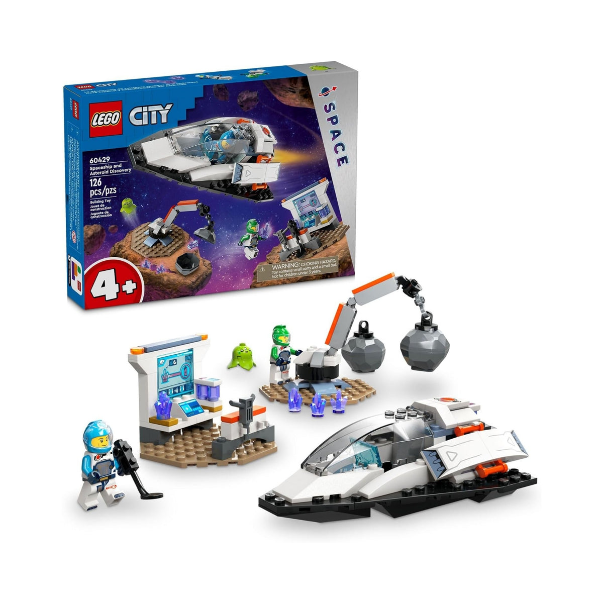 LEGO City 60429 Spaceship & Asteroid Discovery