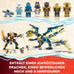 LEGO NINJAGO Lloyd and Arin’s Ninja Team Mechs Building Toy Set, Featuring 2 Battle Mechs and 5 Minifigures, Gift for Imaginative Boys and Girls Ages 9+ Who Love Ninja Adventures, 71794