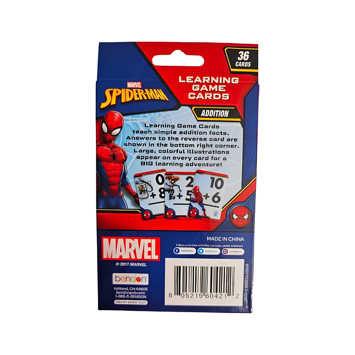 Spiderman Addition Cards