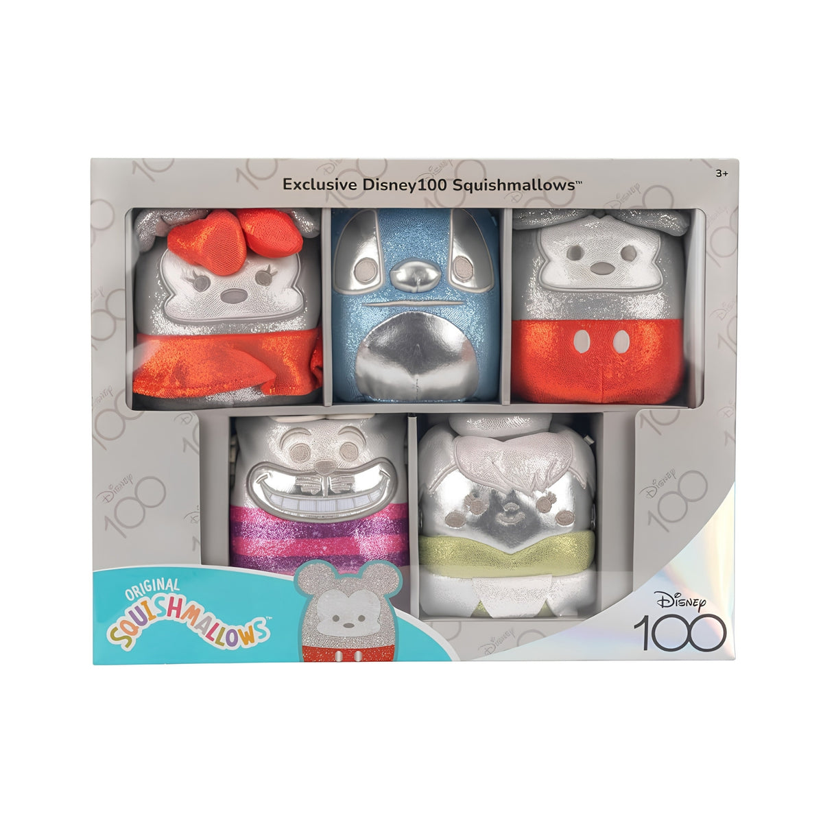Squishmallows Original Disney100 5-Inch 5-Pack Plush Box Set - Little Ultrasoft Official Jazwares Plush - Amazon Exclusive