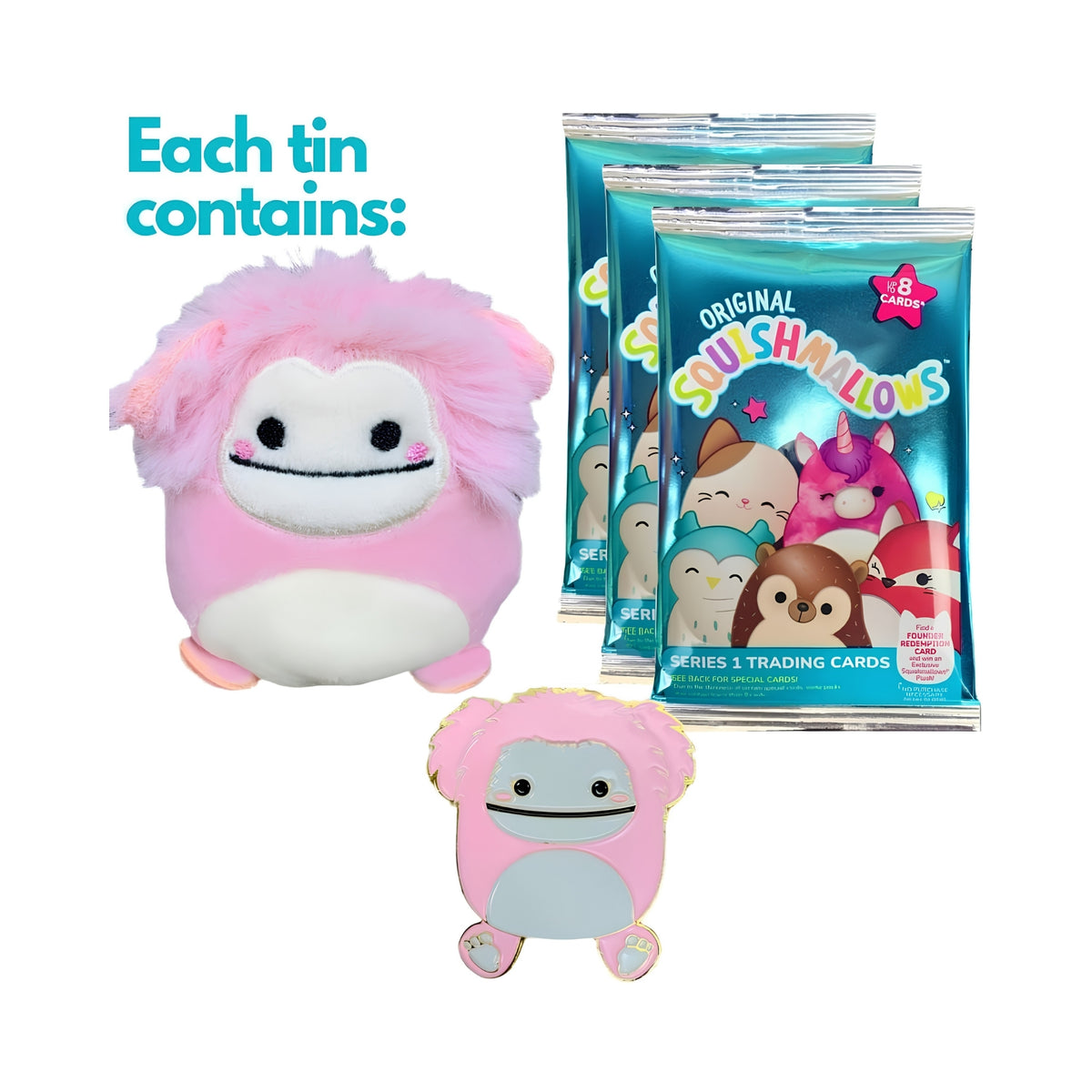 Squishmallows Original Kellytoy Collector's Edition - Series 1 Trading Card (Connor the Cow)